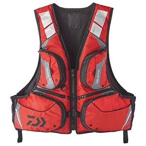 DAIWA フローティングベスト　フィッシングベスト ダイワ (DAIWA) フィッシングベスト フローティングベスト レッド L DF