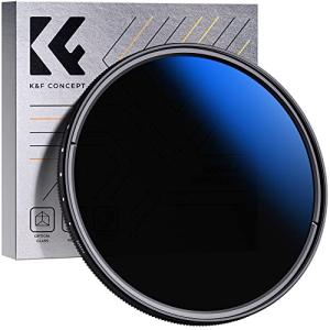 K&F Concept バリアブル NDフィルター 可変式ND 減光範囲ND2~ND400 16層マルチコーティング 薄枠設計 (国内正規品) (55の商品画像