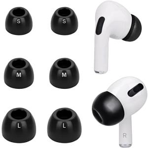 SOULWIT Airpods Pro 第1 & 第2世代 用 イヤーピース イヤーチップ 低反発 メモリーフォーム Ear Tips 柔らかい 滑りの商品画像