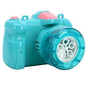 LEADWORKS バブルカメラ ブルー シャボン玉 電動 バブルマシン 光る おもちゃの商品画像