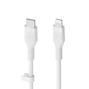 Belkin USB-C to ライトニング シリコン ケーブル iPhone 14/13/12/SE/11/XR 対応 急速充電の商品画像
