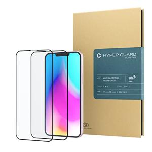[HYPER GUARD] iPhone13 mini ガラスフィルム ハイブリット抗菌