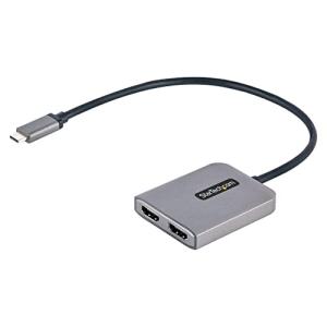 StarTech.com MSTハブ/USB-C - 2x HDMI/デュアル4K60Hz/長尺cbl/Windowsのみの商品画像