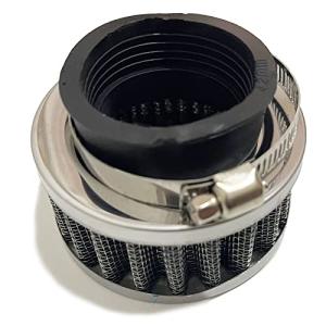 S-NET パワーフィルター エアフィルター 薄型 バイク スクーター 汎用 ステンレス メッシュ 円筒 吸気 キャブ エアー 加速 SN-316-Pの商品画像