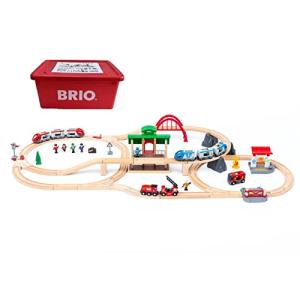 BRIO WORLD (ブリオ ワールド) 2022年クリスマス限定レールセット80000-136 [全62ピース] 対象年齢3歳~ 専用ケース付きの商品画像