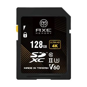 AXE 128GB SDカード UHS-II V60