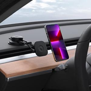 Spigen 車載ホルダー マグネット MagSafe用 吸盤 スマホホルダー 車 ダッシュボード ウィンド式 粘着ゲル吸盤 スマホスタンド iPhoの商品画像