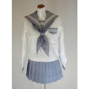冬セーラー服上下セット（紺衿・白スカート） : アド大阪