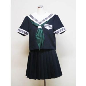 冬セーラー服上下セット（紺衿・白スカート） : アド大阪プライベート