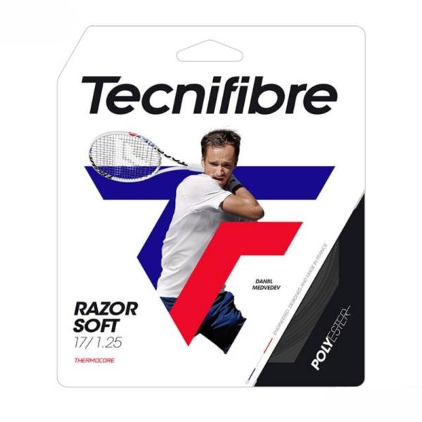 テクニファイバー Tecnifibre テニスガット 単張り レーザーソフト（RAZOR SOFT）...
