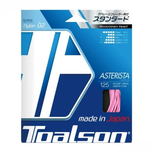 トアルソン TOALSON テニスガット 単張り アスタリスタ（ASTERISTA） 125 チェリ...