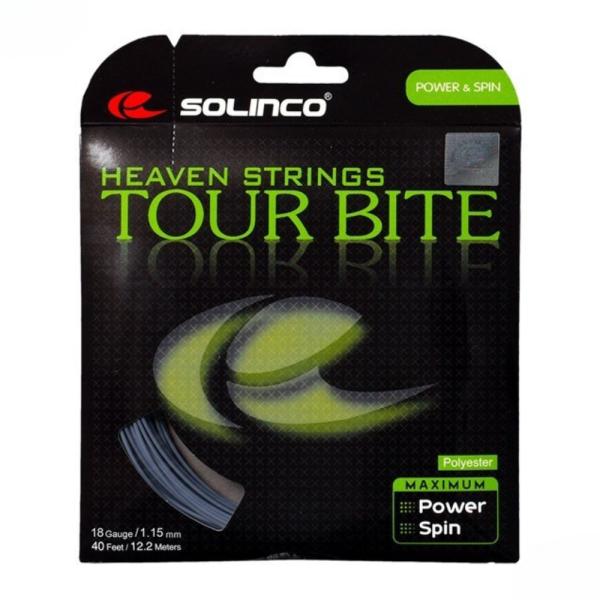 ソリンコ SOLINCO テニスガット 単張り ツアーバイト（TOUR BITE） 115 シルバー...