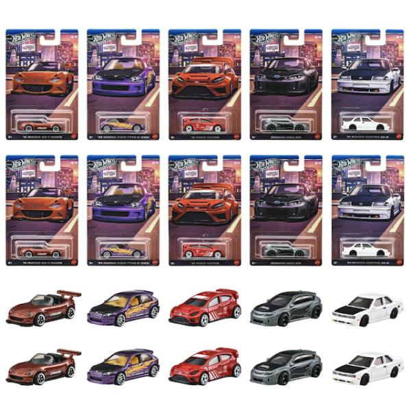 フィエスタ,シビック EK9,WRX STI,ミアータ,セントラ SE-R 各2台 10台セット テ...