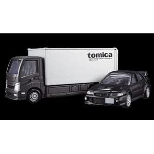 三菱 ランサーエボリューションVI GSR トミカプレミアム tomicaトランスポーター