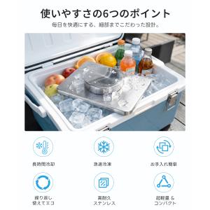 ステンレス保冷剤 長時間保冷 角型 丸型 1枚...の詳細画像3