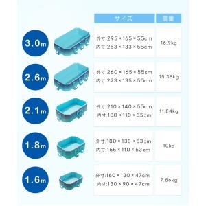 【2026年型】プール 折りたたみ 空気入れ不...の詳細画像5
