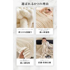 毛布 シングル もこもこ毛布 シングル セミダ...の詳細画像3