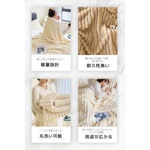 毛布 シングル もこもこ毛布 シングル セミダ...の詳細画像4
