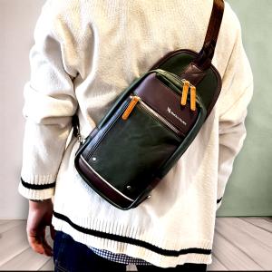 8AP875 アーノルドパーマーボディバッグ　合皮 シャドー加工 ショルダー メンズ アダルト シニア ブランド 人気 カジュアル ギフト プレゼント 40代50代60代