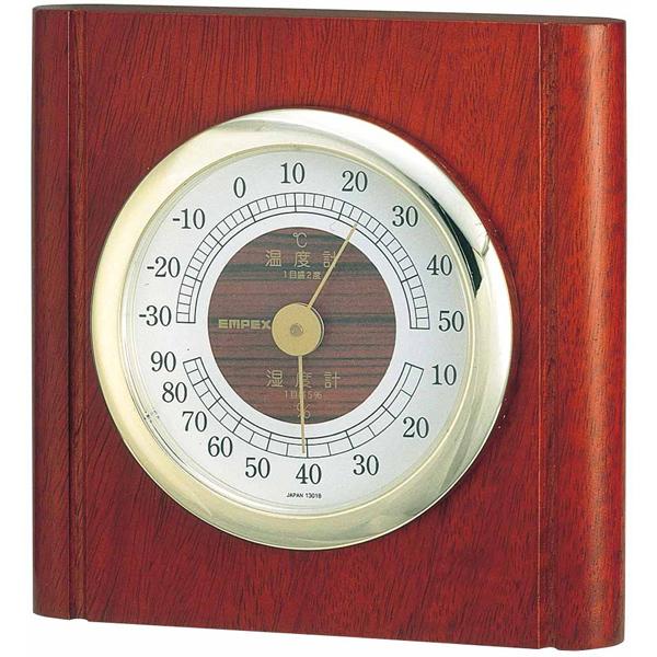 温度湿度計 おしゃれ アナログ 日本製天然木 ルームガイド 温湿度計 木製 正方形