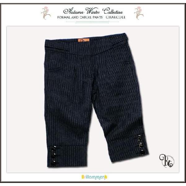 子供服 エレガント ブリティッシュガール 美脚 フォーマルパンツ カプリパンツ丈（JPBt) 120...