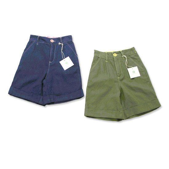 日々楽しみ ポップカラーの爽やかショートパンツ（濠Du）子供服