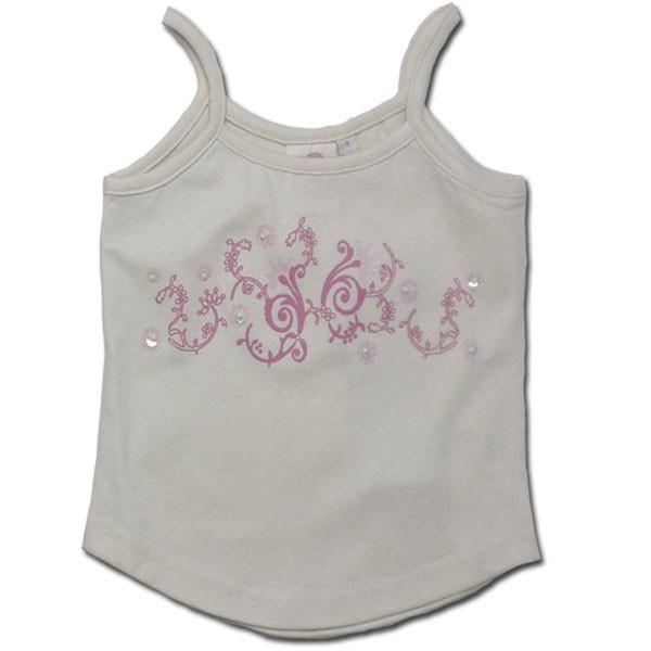 タンクトップ Tシャツ キッズ ベビー 女の子 子供服 春夏 優雅な異国ガール シンプルなアウトライ...