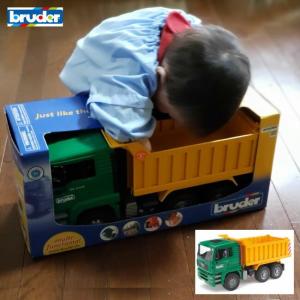 砂場遊び 車 おもちゃ bruder ブルーダー MAN Tip up トラック BR02765 知育 知育遊び 知育玩具 ごっこ キッズ 男の子 プレゼント 誕生日 4歳 5歳 6歳 人気｜adoshop