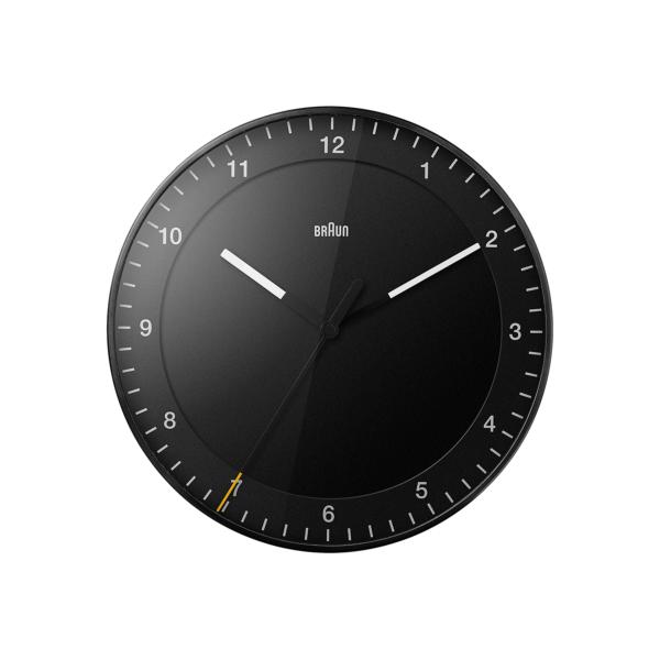 ブラウン 時計 BRAUN ウォールクロック 掛け時計 ブラック BC17B 掛時計 壁掛け 大きな...