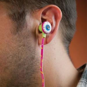 アイボールイヤホン 目グッズ ユニーク 目玉  おしゃれ かわいい 北欧