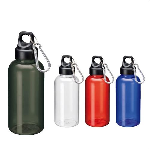 クリアボトル マイボトル 水筒 500ml カラビナ付 格安 景品 販促品 ノベルティ 小ロット ク...