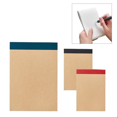 メモ帳 5mm方眼 再生紙 A6 エコ文具 格安 景品 ノベルティ 販促品 リサイクルA6メモパッド