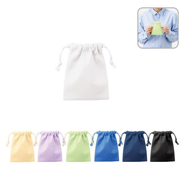 巾着 不織布 小物入れ 格安 ノベルティ 記念品 景品 販促品 不織布巾着 SSサイズ　　　