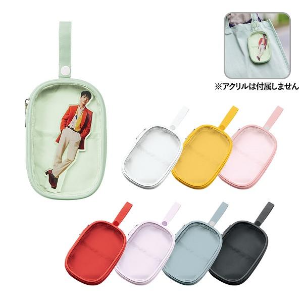 アクリルスタンドポーチ 推し活グッズ 小物入れ ポケット付き 格安 景品 ノベルティ 販促品 アクス...