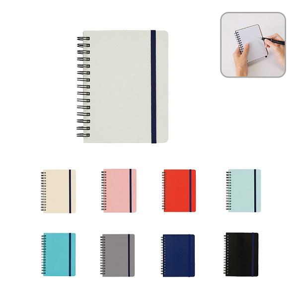 メモ帳 ミニノート ゴムバンド付 5mm方眼 手のひらサイズ 便利文具 おしゃれ雑貨 格安 記念品 ...