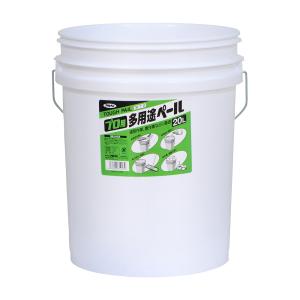 バケツ プロ用多用途ペール 20L TB-7白 アサヒペン 爆買