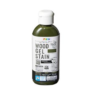 水性WOODジェルステイン オリーブグリーン 120ml アサヒペン 木材 木部 塗料 ペンキ 塗装 ペイント DIY 爆買