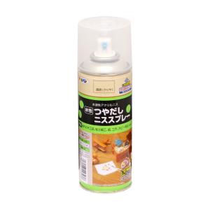 ニス塗料 水性つや出しニススプレー 300ml クリヤ 透明 アサヒペン 爆買