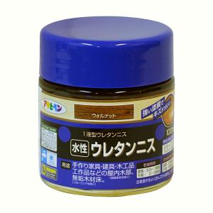 ニス 水性ウレタンニス 100ml ウォルナット 水性塗料 塗装 ペンキ アサヒペン 爆買