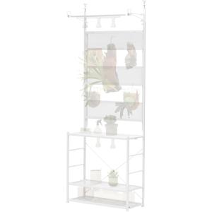 ビビラボ ビザールプランツラック LPR-800-WH ホワイト キャスター付き