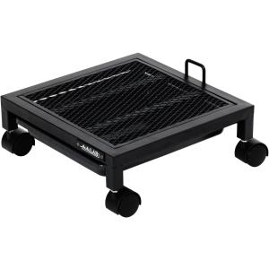 BIBILAB(ビビラボ) 　水受けトレー付きアイアンプランタースタンド　LPA-T100-BK　キャスターつき　植木鉢台　観葉植物 爆買