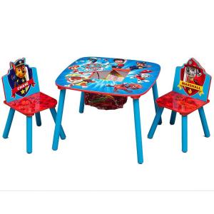 デルタ パウパトロール テーブル＆チェア 収納付き 子供家具 学習机 椅子 3点セット パウパト Deltaの商品画像