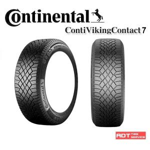 スタッドレスタイヤ 2019年製 155/65R14 75T タイヤのみ４本セットバルブ付き  Continental Conti Viking Contact tm7  送料無料｜adt