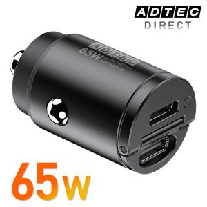 65W カーチャージャー USB Type-C 2ポート