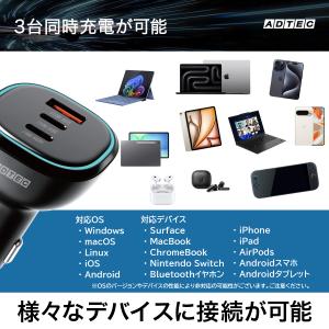 165W 3ポート シガーソケット PD3.1...の詳細画像5