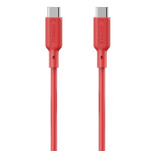 やわらか シリコン ケーブル レッド パステル...の詳細画像2