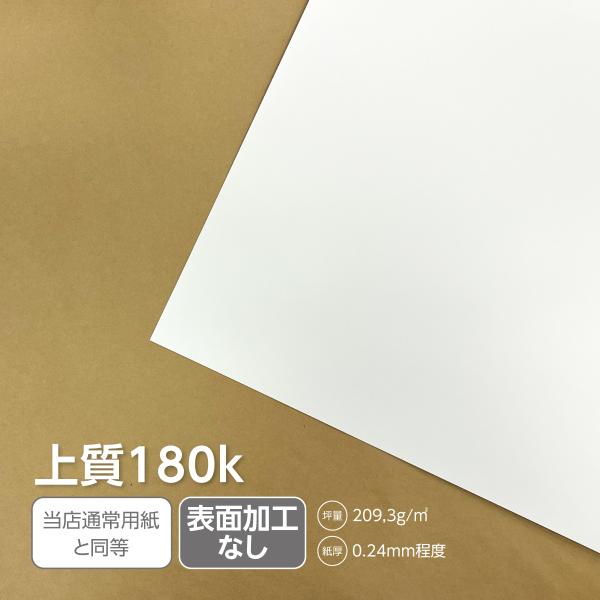 名刺 用紙 変更オプション  上質180k 塗工なし 100枚あたり（単品注文不可）