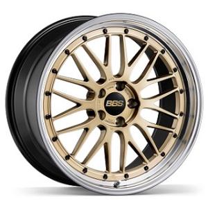 ＢＢＳ ＬＭ ビービーエス  アルミ鍛造２ピースホイール ９．５Ｊ-１９ ５Ｈ １１４．３ ＋３２ ＧＬ-ＢＫＢＤ LM464