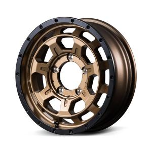 ＭＩＤ ＮＩＴＯＲＯ ＰＯＷＥＲ M7 PHALANX ナイトロパワー ジムニー ５．５Ｊ-１６ ５Ｈ １３９．７ ＋２０ マットブロンズ/リムブラック ホイール１本価格
