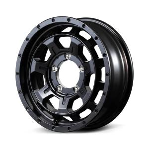 ＭＩＤ ＮＩＴＯＲＯ ＰＯＷＥＲ M7 PHALANX ナイトロパワー ジムニー ６Ｊ-１６ ５Ｈ １３９．７ −５ バレルブラック ホイール１本価格